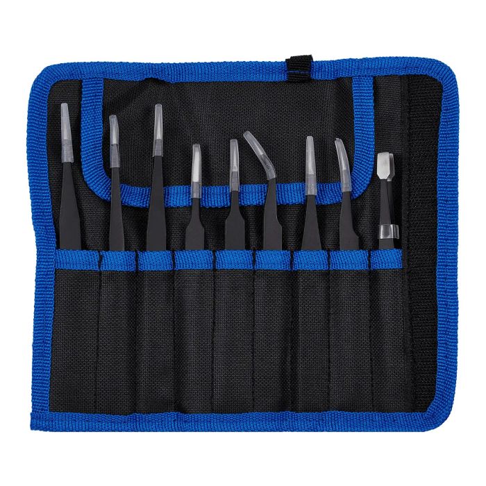 Pinzetten-Set mit Tasche (9-teiliges Set)