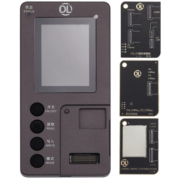 F210 True Tone Restore Programmer mit 2 Platinen iPhone 12 bis 15 Serie (DL)