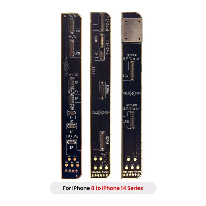 DLZ R100/R200 True Tone Restore Platinen-Set für iPhone 8 bis 14 Serie