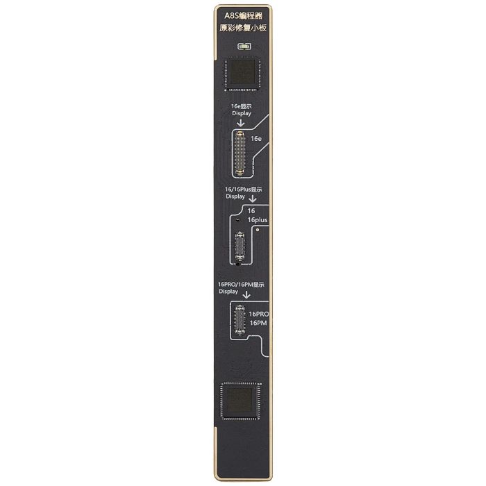 A8S/I6S-True Tone Reparatur board für iPhone 16 E/ 16 Plus/ 16 Pro/ 16 Pro Max