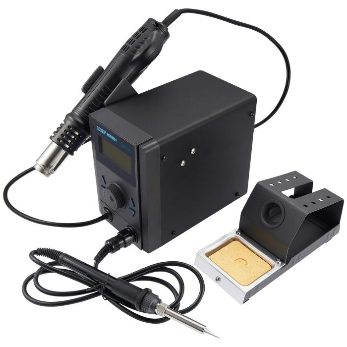 Quick 8586D 800W Lötstation 2-in-1 Heißluft & Lötkolben bleifrei (220V / EU)