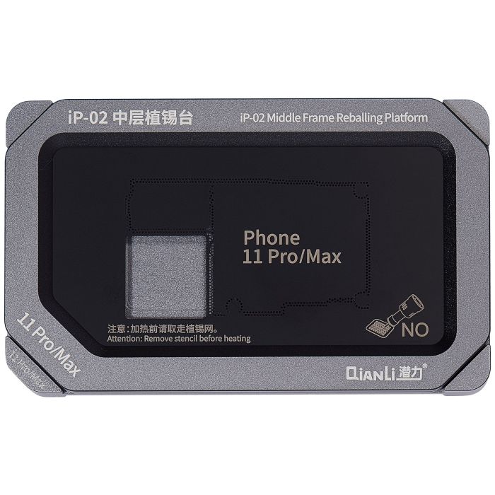 Metall Mittelrahmen Reballing-Plattform (IP-02) für iPhone 11/ 11 Pro/ 11 Pro