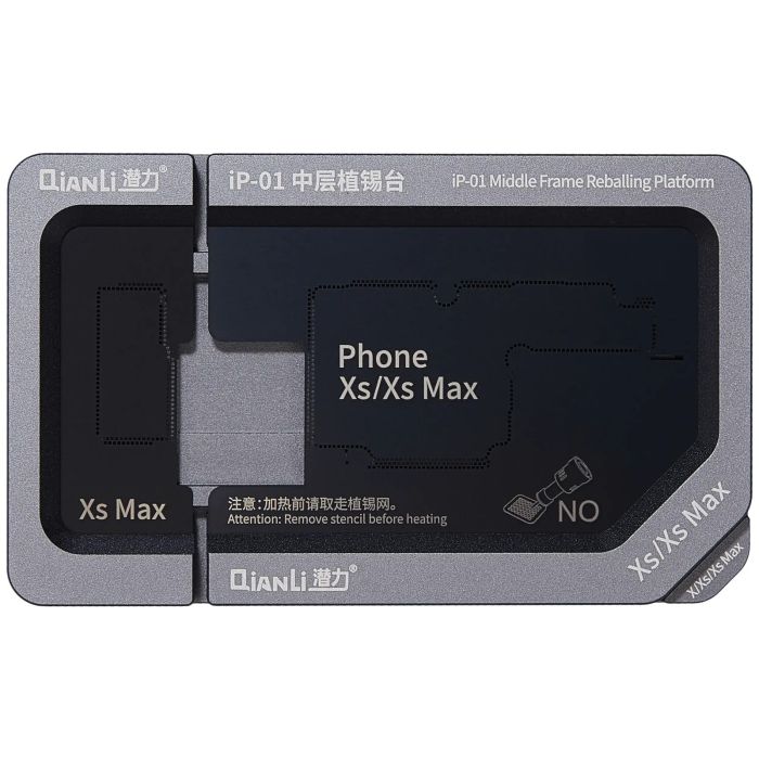 Metall Mittelrahmen Reballing-Plattform (IP-01) für iPhone X/ XS/ XS Max