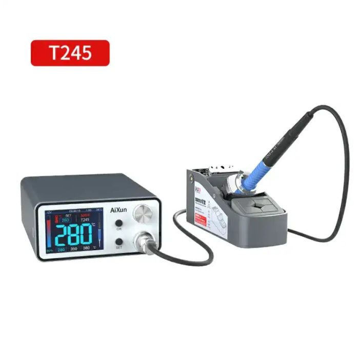 T3A intelligente Lötstation mit T245 Griff und 3 Lötspitzen (Aixun) (220V / EU)