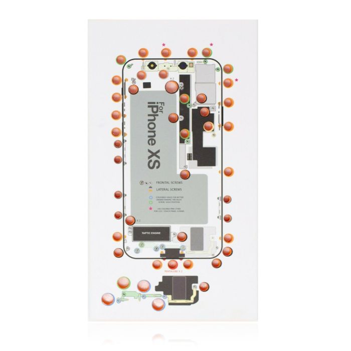 iScrews Positionsmatte für iPhone XS (dottorpod)