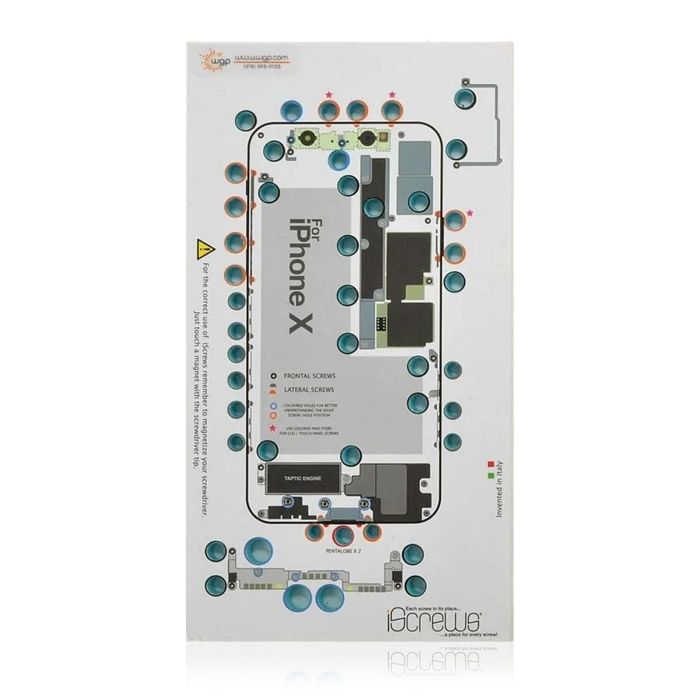iScrews Positionsmatte für iPhone X (dottorpod)