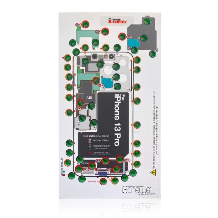 iScrews Positionsmatte für iPhone 13 Pro (dottorpod)
