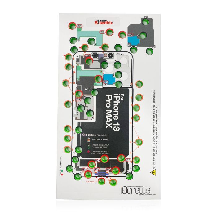 iScrews Positionsmatte für iPhone 13 Pro Max (dottorpod)