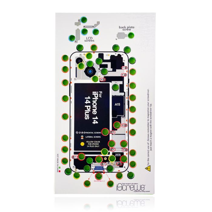 iScrews Positionsmatte für iPhone 14/ 14 Plus (dottorpod)