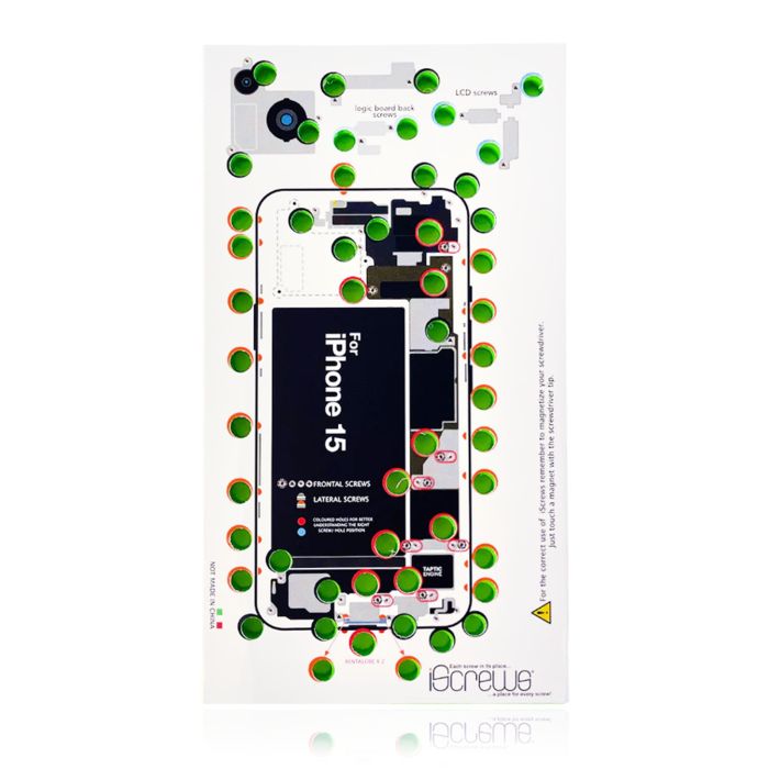 iScrews Positionsmatte für iPhone 15 (dottorpod)