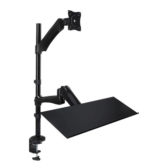 Sitz-Steh-Arbeitsplatz-Halterung (SSM 7921) höhenverstellbar für 22-27" Monitor
