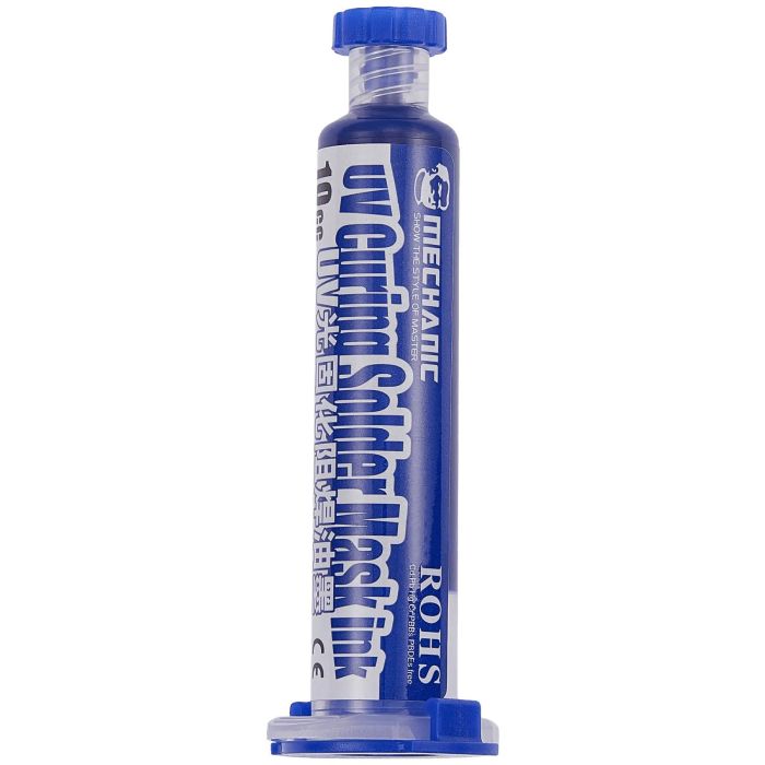 UV Lötstopplack Blau 10mL (Mechanic)