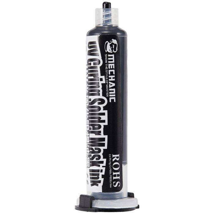 UV Lötstopplack Schwarz 10mL (Mechanic)