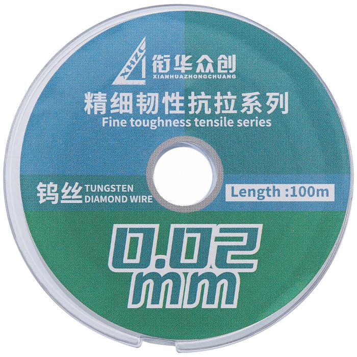Feiner zugfester Wolfram-Diamantdraht (Breite 0,02 mm / Länge 100 m) (XHZC)