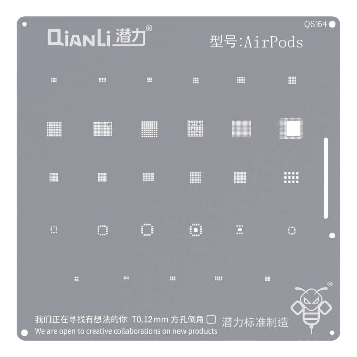 Bumblebee Schablone (QS164) für AirPods (Qianli)