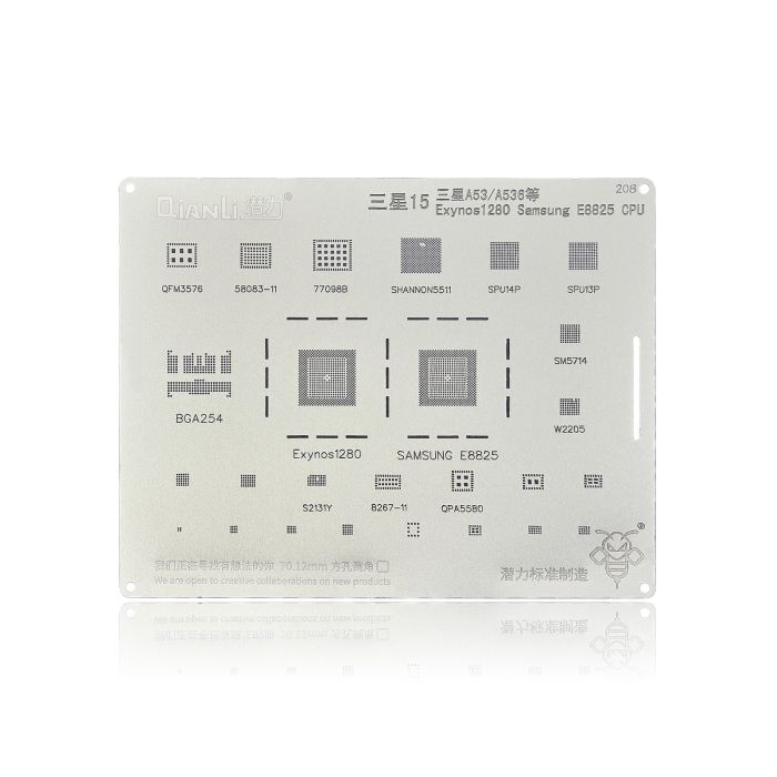 Qianli Bumblebee Schablone (QS208) für Samsung 15 A53-A536 & etc.Exynos 1280