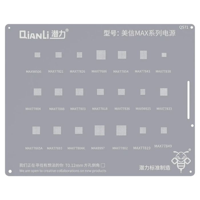 Bumblebee Schablone (QS71) MXIM MAX Serie (Qianli)