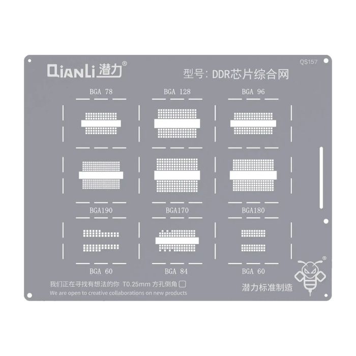 Bumblebee Schablone (QS157) DDR Chip Integrated Network (Qianli)