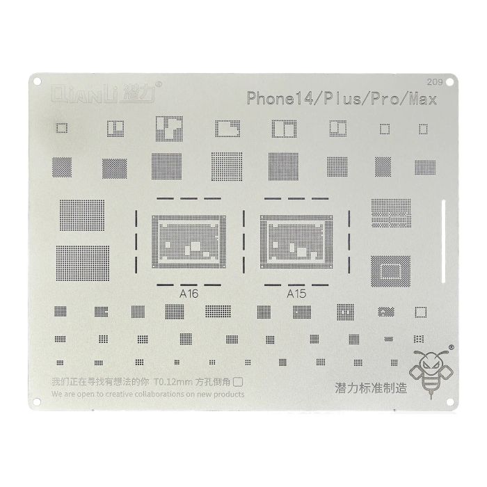Bumblebee Schablone (QS209) für iPhone 14/ iPhone 14 Plus/ iPhone 14 Pro