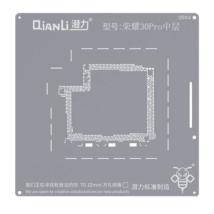 Bumblebee Schablone (QS102) für Honor 30 Pro Mittelschichted (Qianli)