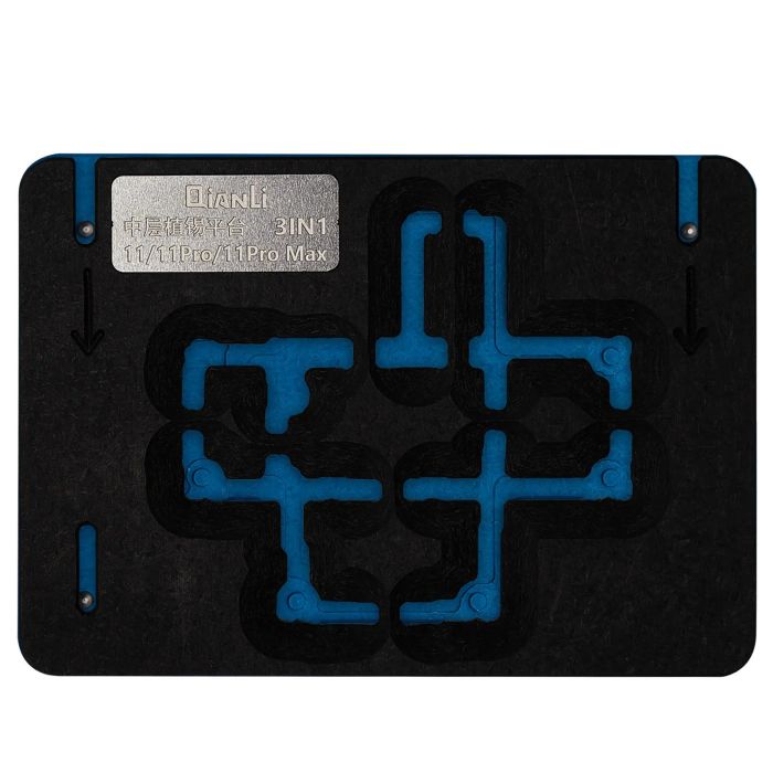 Mittelrahmen 3 in 1 Reballing Plattform mit Schablone Station für iPhone 11/ 11