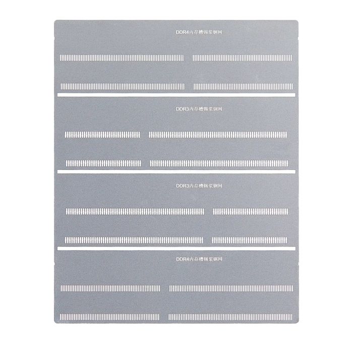 Memory Tank Tin Paste Schablone (DDR3 & DDR4) (4 teilig Set)