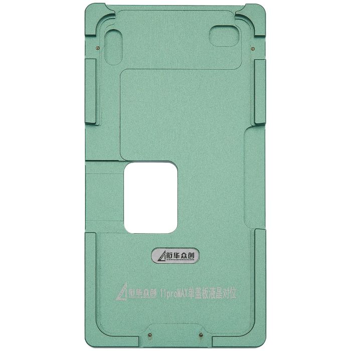 XHZC Aufbereitungs-Federform (nur Glas) Metall-Positionierform für iPhone 11