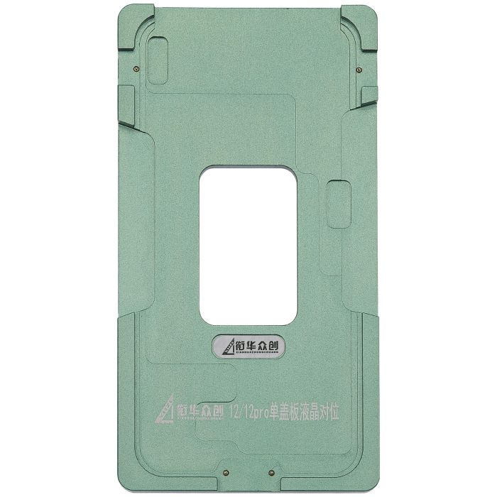 XHZC Aufbereitungs-Federform (nur Glas) Metall-Positionierform für iPhone Nr.3