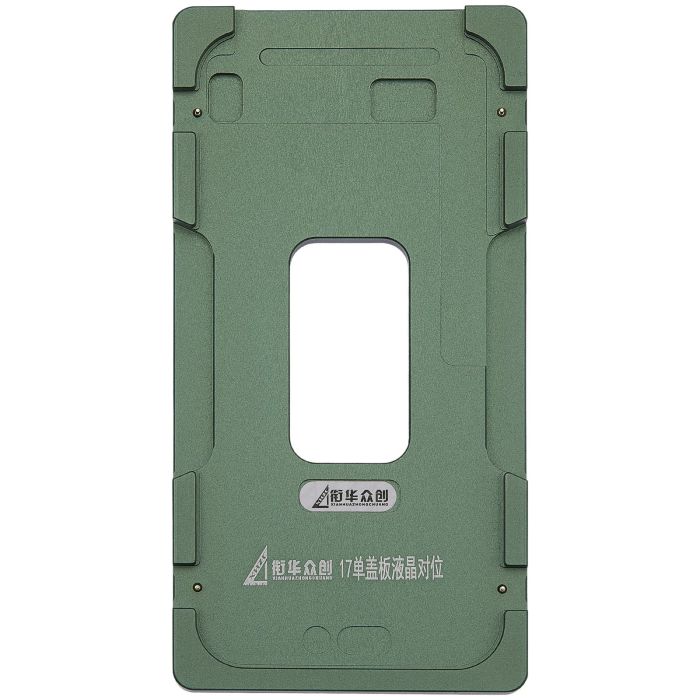 Aufbereitungs-Federform (nur Glas) Metall-Positionierform für iPhone 17 (XHZC)