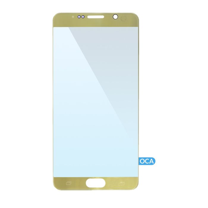 Frontglas mit OCA vormontiert für Samsung Galaxy Note 5 (Gold)