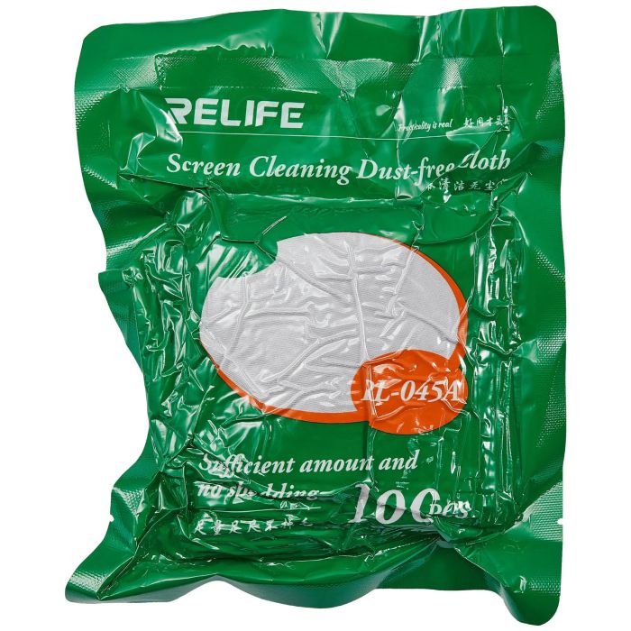 RL-045A staubfreies Display-Reinigungstuch (100er Pack) (Relife)