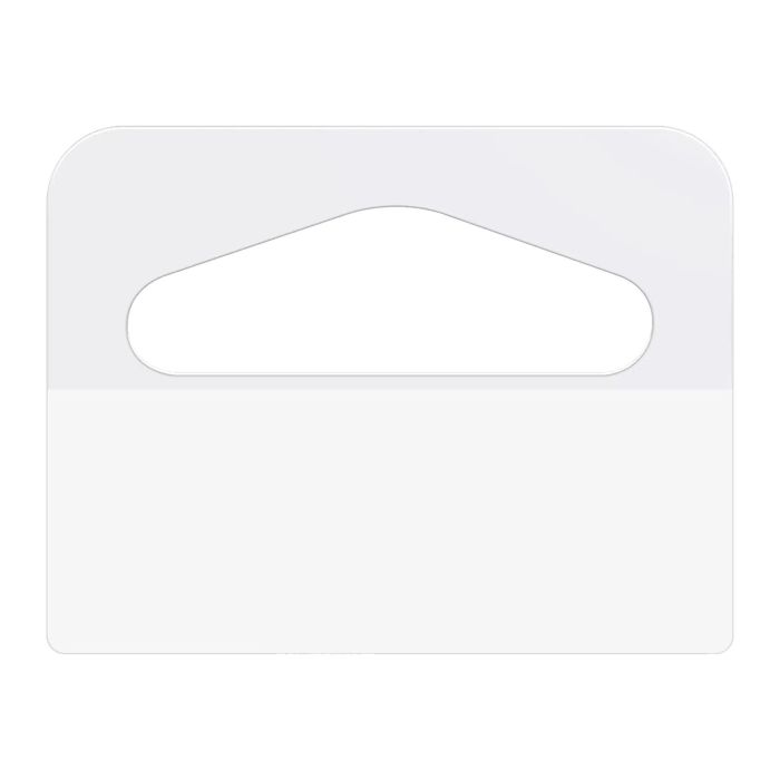 Starke selbstklebende Hängelaschen für Verkaufsdisplays (2 x 2") (100er Pack)