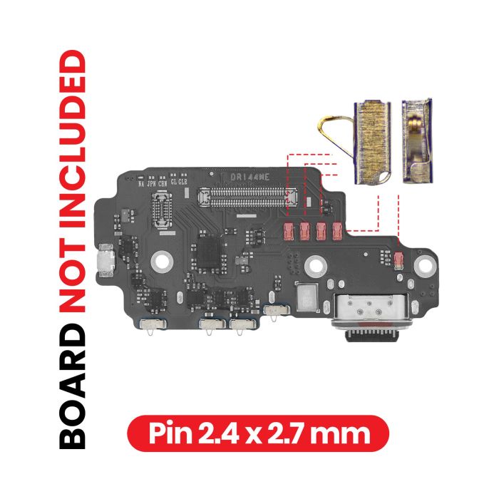 PCB-Platinen-Kontaktstifte für alle Samsung Modelle (2,4 x 2,7 mm) (100er Pack)