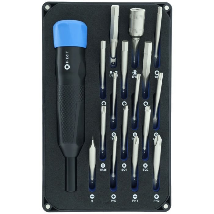 iFixit Megalodon 16-Bit Präzisions Driver Kit mit Extended Reach Bits