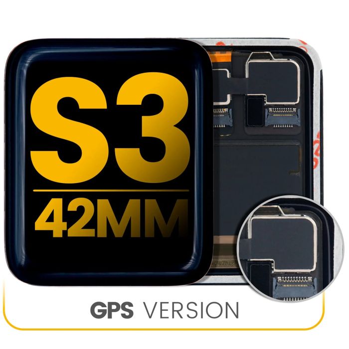 OLED Display Einheit für Apple Watch Series 3 (42MM) (GPS-Version) (Premium)
