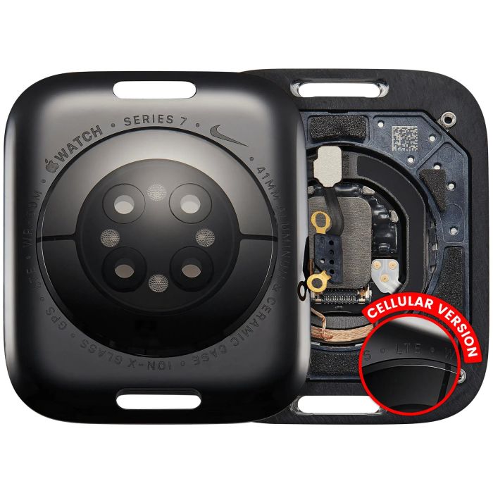 Rückgehäuse Einheit für Apple Watch Series 7 (41mm) (LTE-Version) (Nike)