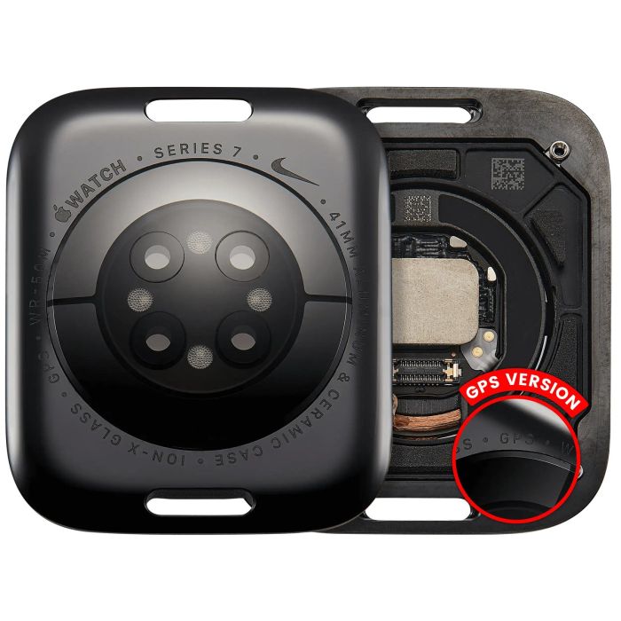 Rückgehäuse Einheit für Apple Watch Series 7 (41mm) (GPS-Version) (Nike)