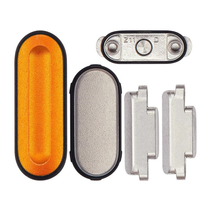 Seitentaste Set für Apple Watch Series Ultra (1st Gen) (49MM) (Orange/ Silver)