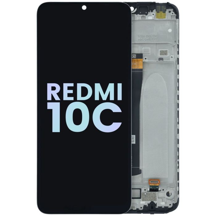 LCD Display Einheit mit Rahmen für Xiaomi Redmi 10C (Original) (All Color)