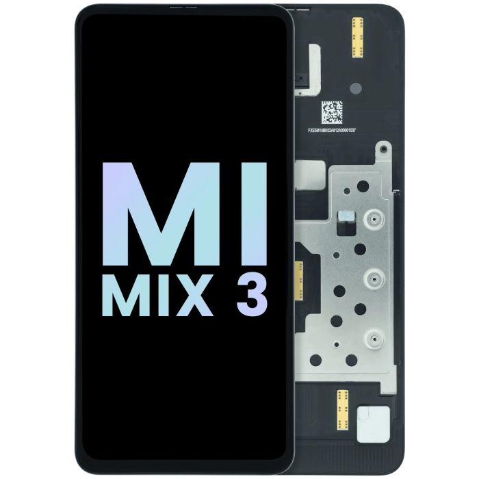 OLED Display Einheit ohne Rahmen für Xiaomi Mi Mix 3 (Original) (Schwarz)
