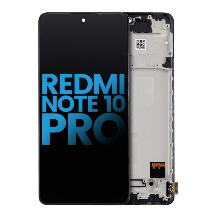LCD Display mit Rahmen für Xiaomi Redmi Note 10 Pro (Aftermarket Incell)