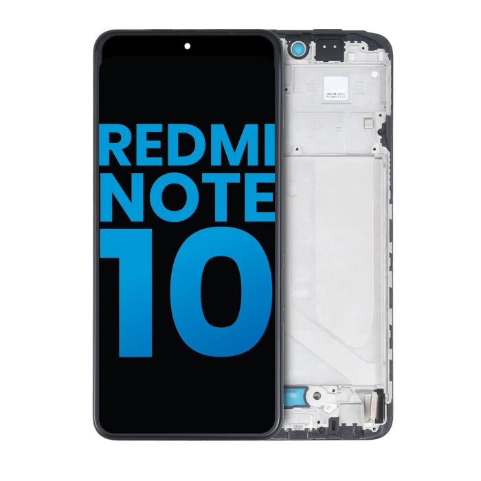 LCD Display mit Rahmen für Xiaomi Redmi Note 10 4G/ Redmi Note 10S