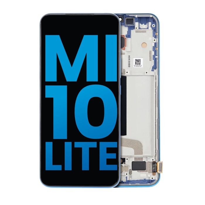 LCD Display mit Rahmen für Xiaomi Mi 10 Lite 5G (Aftermarket Incell)