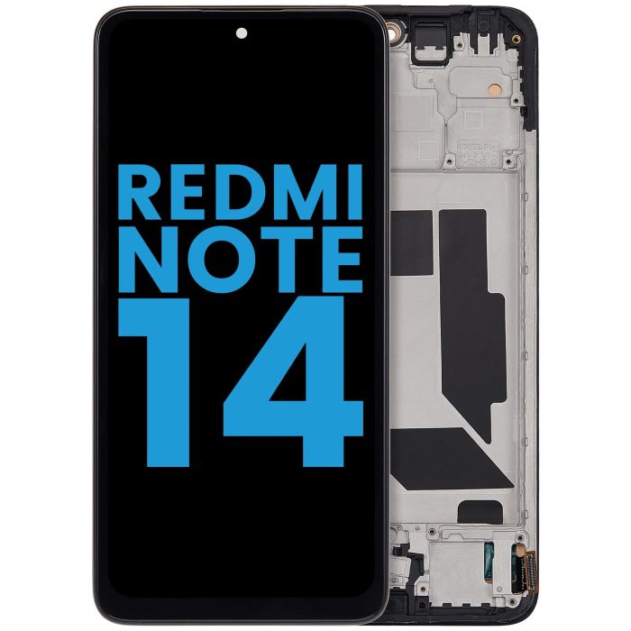 LCD Display mit Rahmen für Xiaomi Redmi Note 14 4G (EU Version)