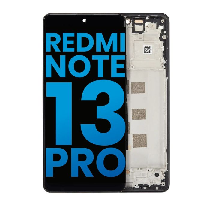 LCD Display mit Rahmen für Xiaomi Redmi Note 13 Pro 4G (Aftermarket Incell)
