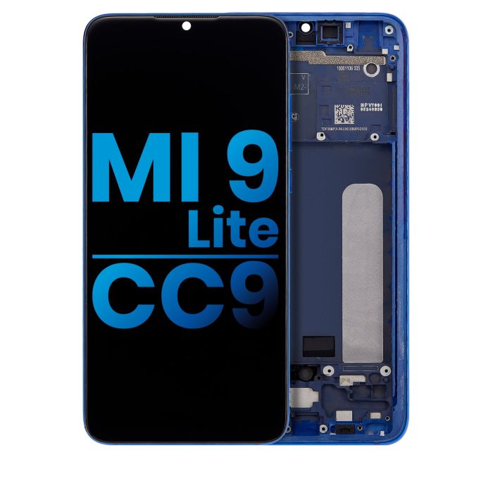 LCD Display mit Rahmen für Xiaomi Mi 9 Lite/ CC9 (Aftermarket Incell)