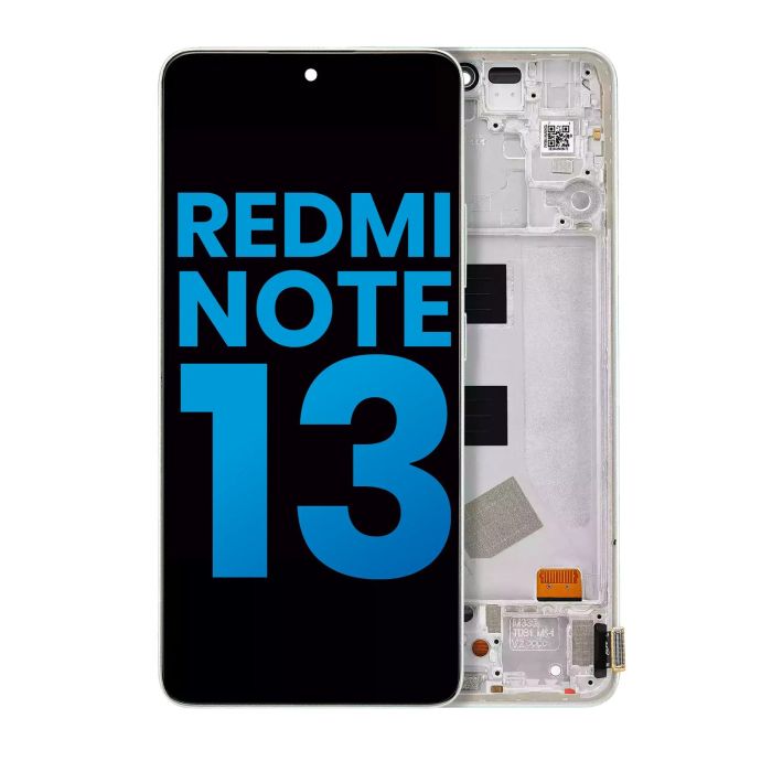 LCD Display mit Rahmen für Xiaomi Redmi Note 13 4G (Mint Green)