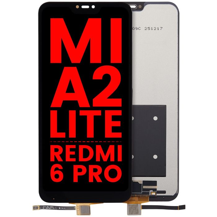 LCD Display ohne Rahmen für Xiaomi Mi A2 Lite/ Redmi 6 Pro (alle Farben)