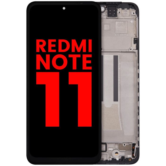 OLED Display mit Rahmen für Xiaomi Redmi Note 11 (alle Farben)