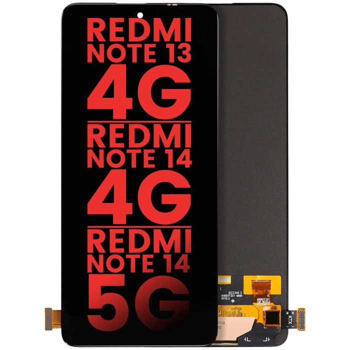 OLED Display ohne Rahmen für Xiaomi Redmi Note 13 4G/ Note 14 4G/ Note 14 5G